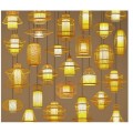 ZK50 Natural Bamboo Pendant Lamp Creative Bamboo Pendant Lantern Bamboo Art Rattan Lamp Handmade Art Decoration Lamp