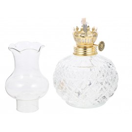 Retro Glass Kerosene Lamp Vintage Kerosene Lamp Portable Oil Lantern for Home