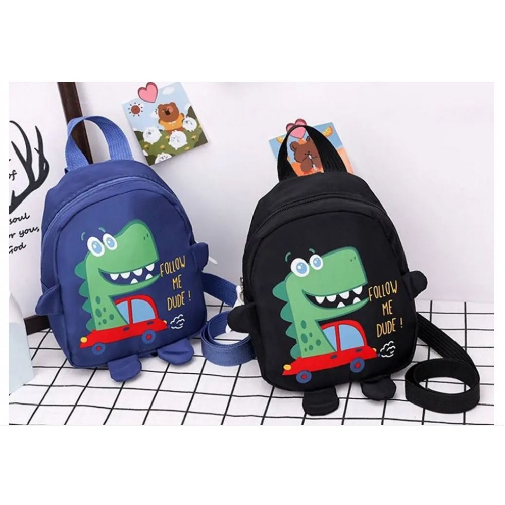 Cute Cartoon Dinosaur Baby Anti-lost Backpacks Kindergarten Schoolbag Children School Bag Safety Harness Reins Toddler Rucksack