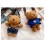 Cartoon Bear Plush Backpack Cute Style Shoulder Bag Soft Plush Material Baby's Soft Toy 22*20*10cm Girl Bag Cute Accessories
